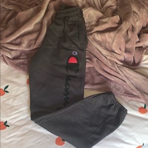 Grey champion sweatpants